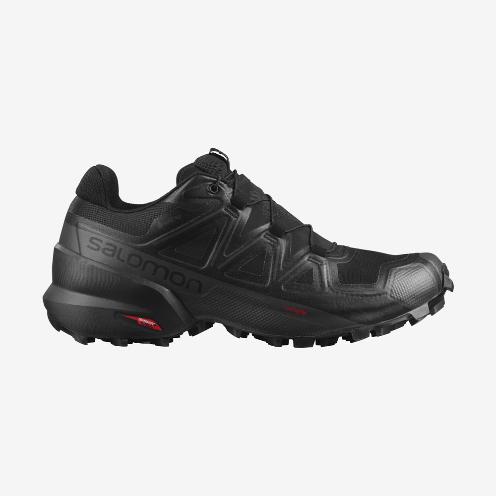 Salomon SPEEDCROSS 5 GORE-TEX Zapatillas Trail Running Hombre - Negras - Colombia (03571-DYZM)